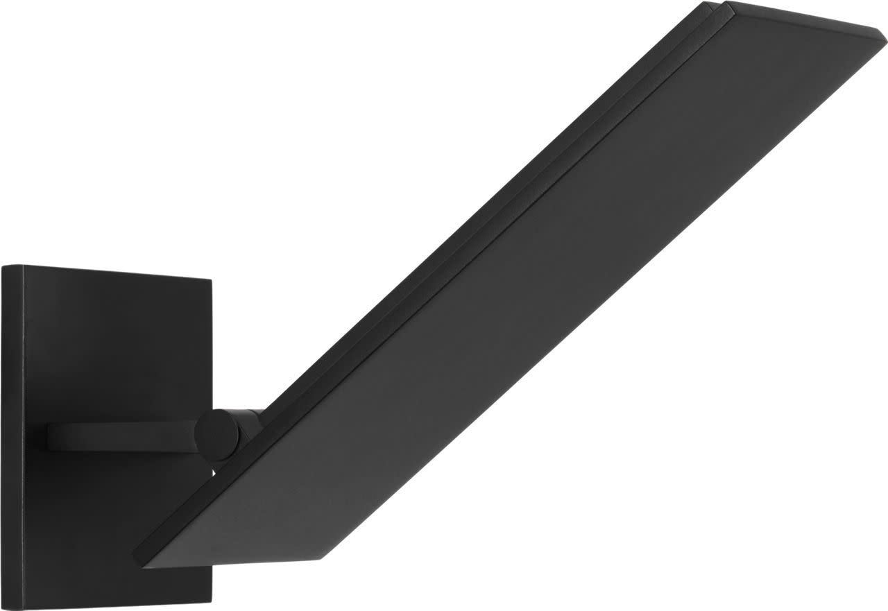 Photos - Floodlight / Street Light Comfort Visual KWOWS72227 Angolo 11" Tall LED Outdoor Wall Sconce Outdoor Black Outdoor Lighting Wall Sconces KWOWS72227OB