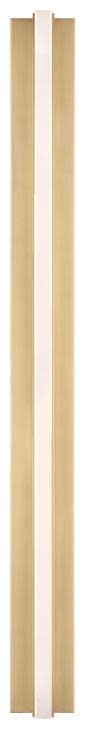 Visual Comfort KWWS70927 Linea 32" Tall LED Wall Sconce Hand Rubbed Antique Brass Indoor Lighting Wall Sconces