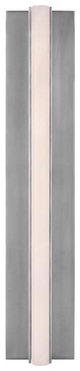 Photos - Chandelier / Lamp NICKEL Visual Comfort KWWS71127 Linea 15" Tall LED Wall Sconce Antique  Indoor Lighting Wall Sconces KWWS71127ANALB 