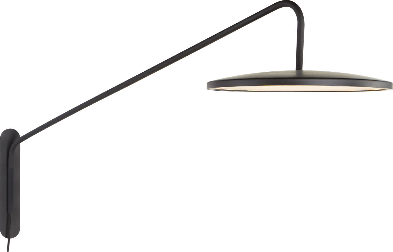 Photos - Chandelier / Lamp PB Visual Comfort PB2020 Dot 16" Articulating LED Wall Light by Peter Bristol Matte Black Indoor Lighting Wall Sconces  2020M 