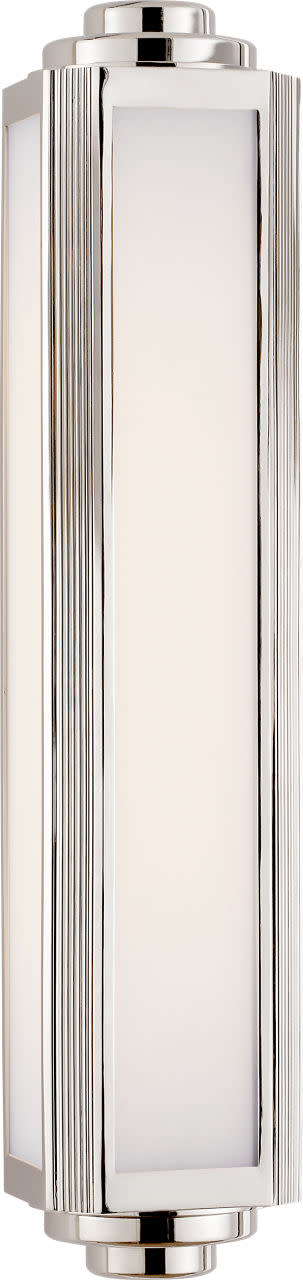 Photos - Chandelier / Lamp Wide Visual Comfort RL 2164-WG Keating 2 Light 5" Bath Bar Polished Nickel Indoor Lighting Bathroom Fixtures Bath Bar RL 216