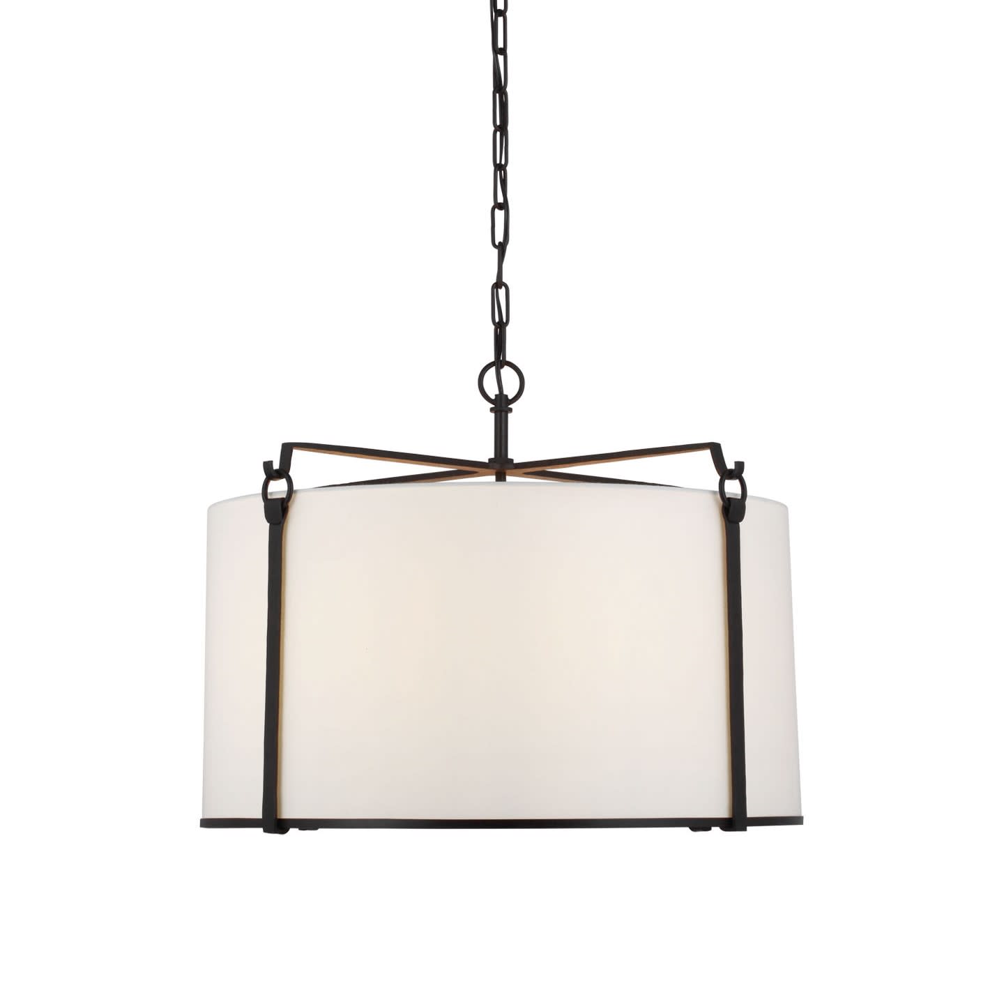 Photos - Chandelier / Lamp Aspen Visual Comfort S 5035-L  8 Light 28" Wide Pendant Blackened Rust Indoor Lighting Pendants S 5035BR-L 