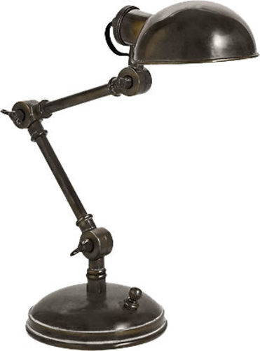 Photos - Desk Lamp Comfort Visual  SL3025 Pixie 19" Table Lamp by Chapman & Myers Bronze Lamps Table Lamps SL 3025BZ 
