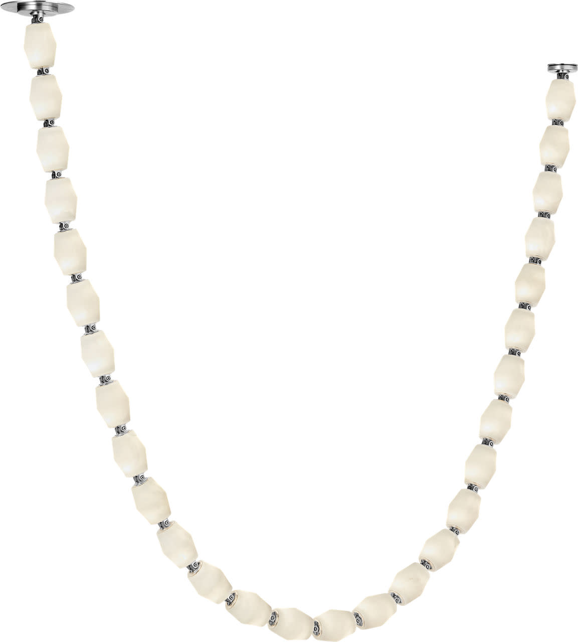 Photos - Chandelier / Lamp Wide Visual Comfort SLCH55330ALBR Collier 2" Linear Chandelier Polished Nickel Indoor Lighting Chandeliers SLCH55330ALBNR