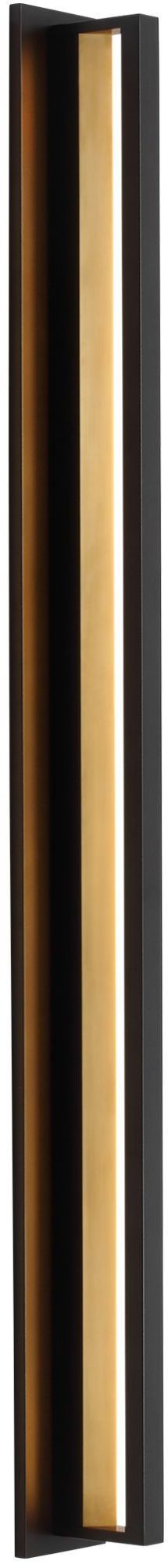 Photos - Floodlight / Street Light Visual Comfort SLOWS30627 Anton 48" Tall LED Outdoor Wall Sconce Black Outdoor Lighting Wall Sconces SLOWS30627B