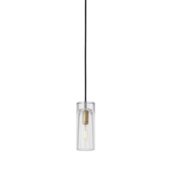Photos - Chandelier / Lamp Horizon Visual Comfort SLPD277C  4" Wide Mini Pendant Natural Brass Indoor Lighting Pendants SLPD277CNB 