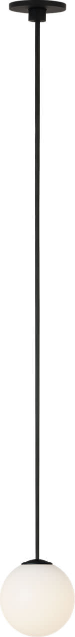 Photos - Chandelier / Lamp Wide Visual Comfort SLPD59127 Orbet 3" LED Mini Pendant Nightshade Black Indoor Lighting Pendants SLPD59127B