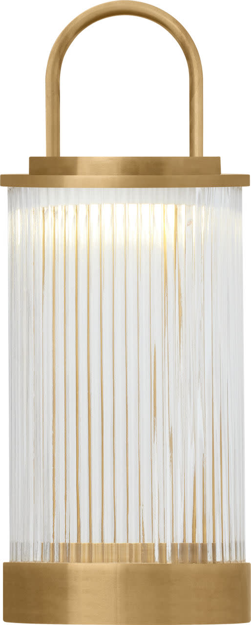 Photos - Desk Lamp Visual Comfort SLTB27227 Tawa 11" Tall LED Accent Table Lamp Natural Brass Lamps Table Lamps SLTB27227NB