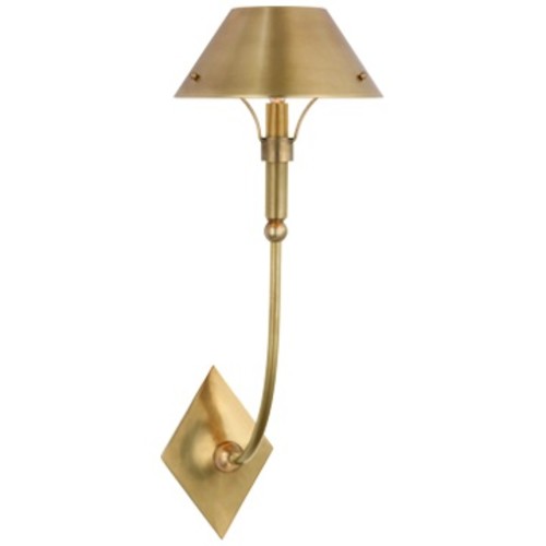 Visual Comfort TOB2722 Turlington 24" Tall Wall Sconce Hand Rubbed Antique Bronze Indoor Lighting Wall Sconces