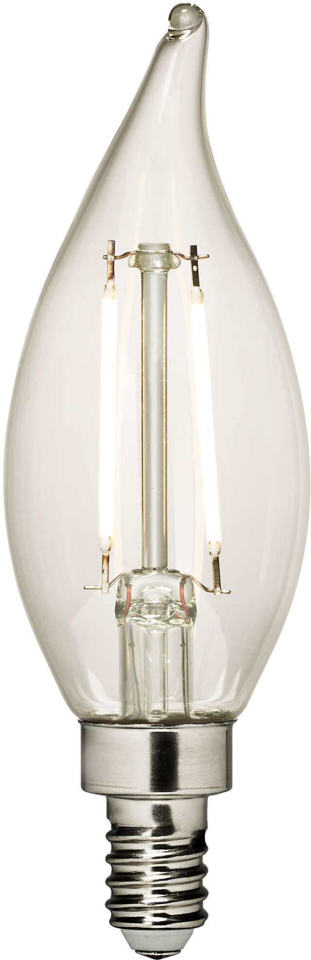 Photos - Light Bulb Comfort Visual  VB10009B 2.5 Watt Dimmable Candelabra  LED Bulb - 200 Lumens 3000K and 90CRI Clear Bulbs Bulbs LED (E12)