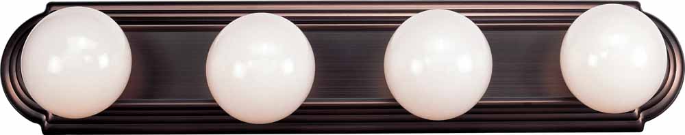 Photos - Chandelier / Lamp Volume Lighting V1124 24" Width 4 Light Bathroom Vanity Strip Antique Bronze Indoor Lighting Bathroom Fixtures Vanity Strip