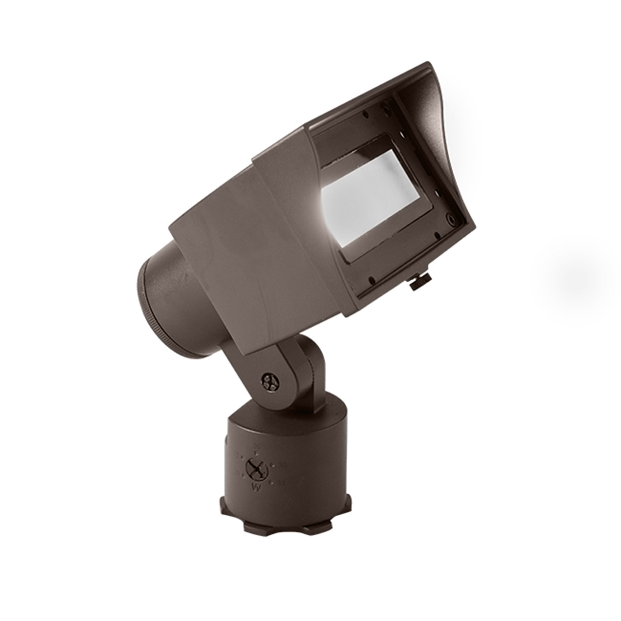 Photos - Floodlight / Street Light WAC Lighting 5221-27 Single Adjustable Wall Wash 6" Wide 12V LED Flood Light Bronze Outdoor Lighting Landscape Lighting Acce