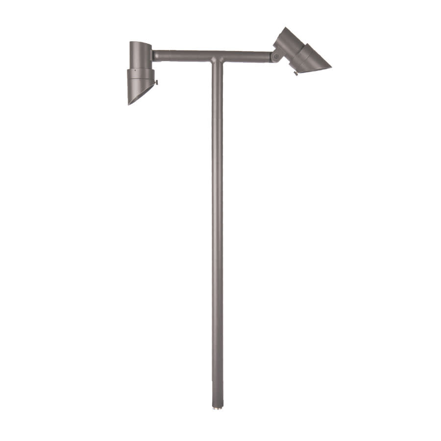 Photos - Floodlight / Street Light Accent WAC Lighting 6211 Mini  2 Light LED Side Mount Path Light with Adjustable Height - 12 Volt Bronze / 3000K Outdoor Ligh 