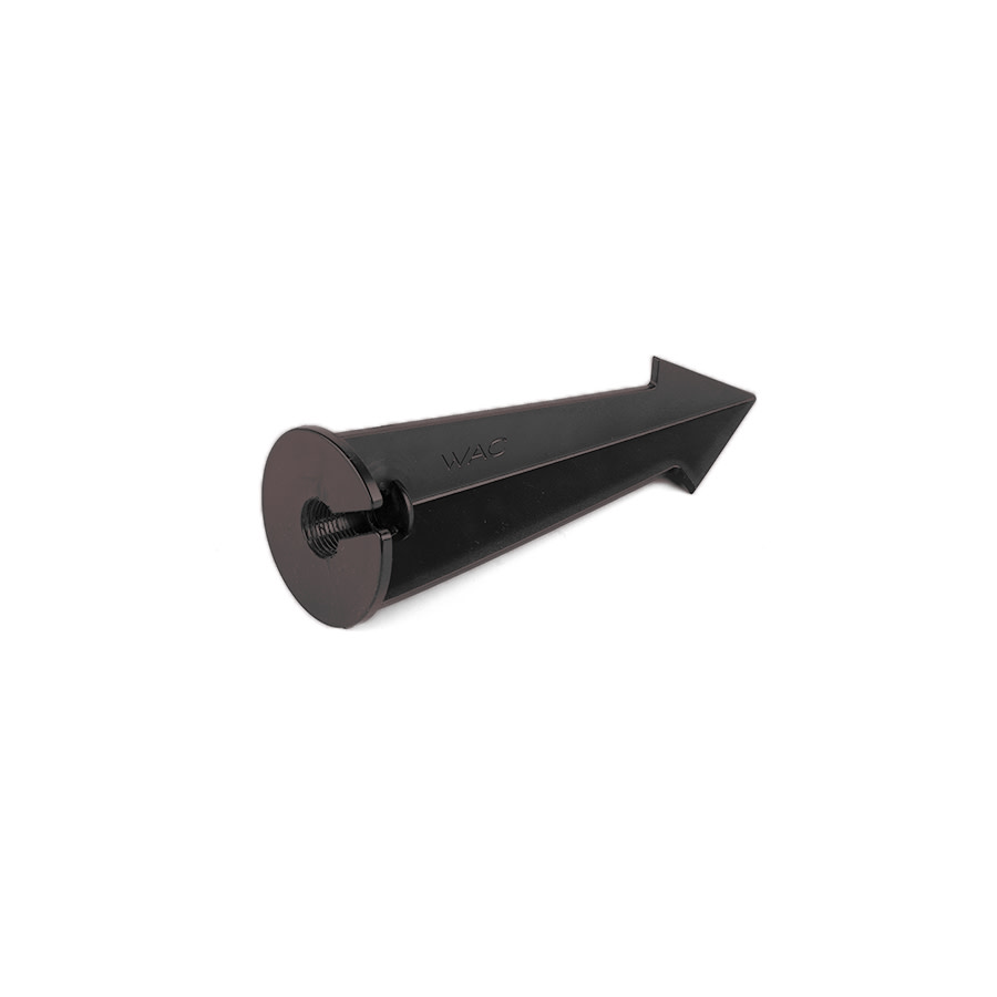 Photos - Floodlight / Street Light A&D WAC Lighting 9000-ST9 PVC Mounting Spike for WAC Landscape Lighting Bronze Lighting Accessories and Parts Outdoor Landscape 