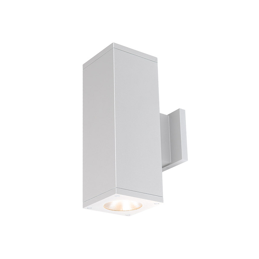 Photos - Floodlight / Street Light WAC Lighting DC-WD05-NS Cube Architectural 2 Light 13" Tall LED Outdoor Wall Sconce with 25° Narrow Beam Spread and Light Di