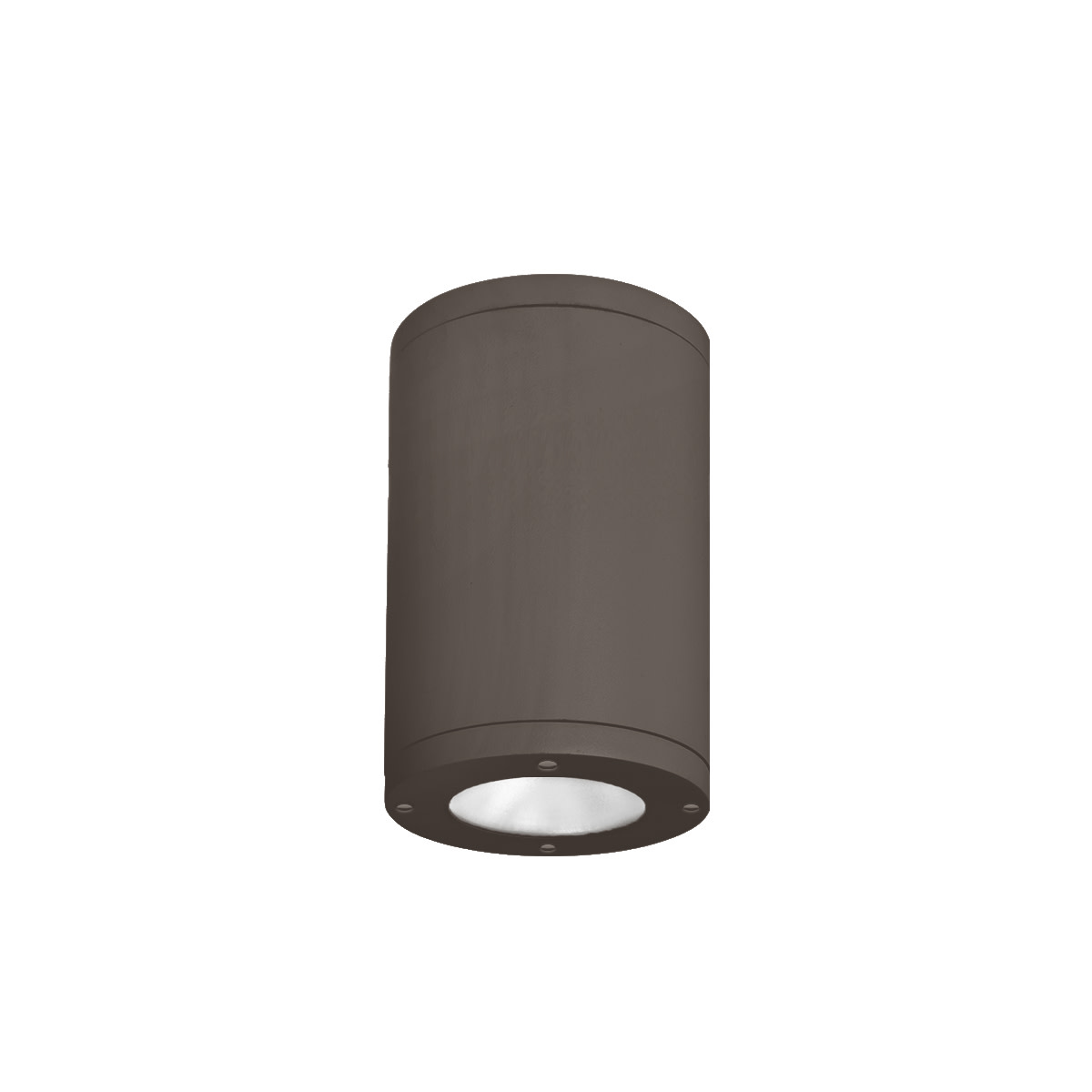 Photos - Floodlight / Street Light BEAM WAC Lighting DS-CD05-F Tube Architectural 7" Tall LED Outdoor Flush Mount Ceiling Fixture - 33° Flood Spread Bronze / 2