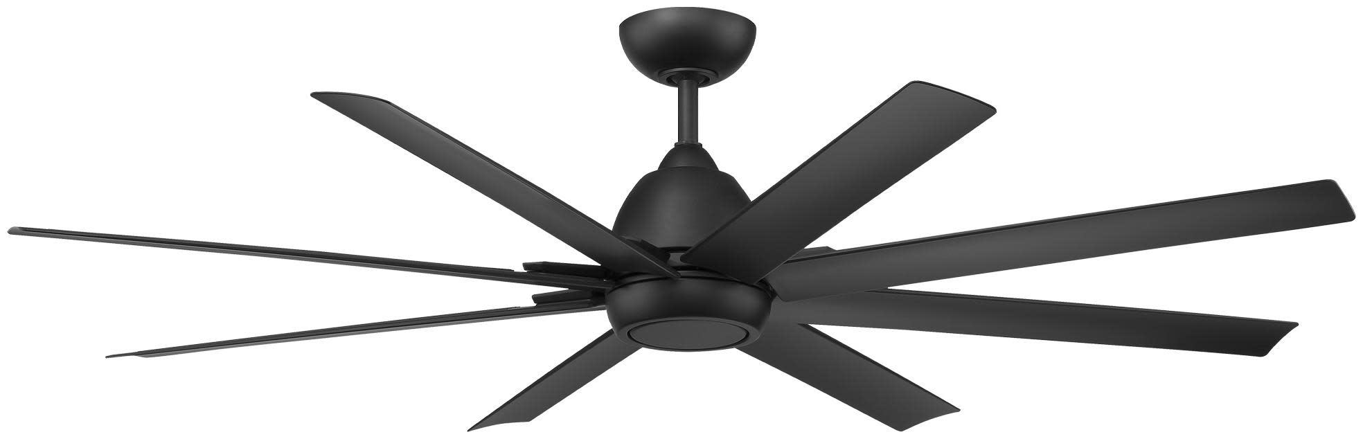 Photos - Fan Blade WAC Lighting Mocha XL 66 Mocha XL 66" 8  Indoor / Outdoor Smart Ceiling  Matte Black s Ceiling s Outdoor Ceili 