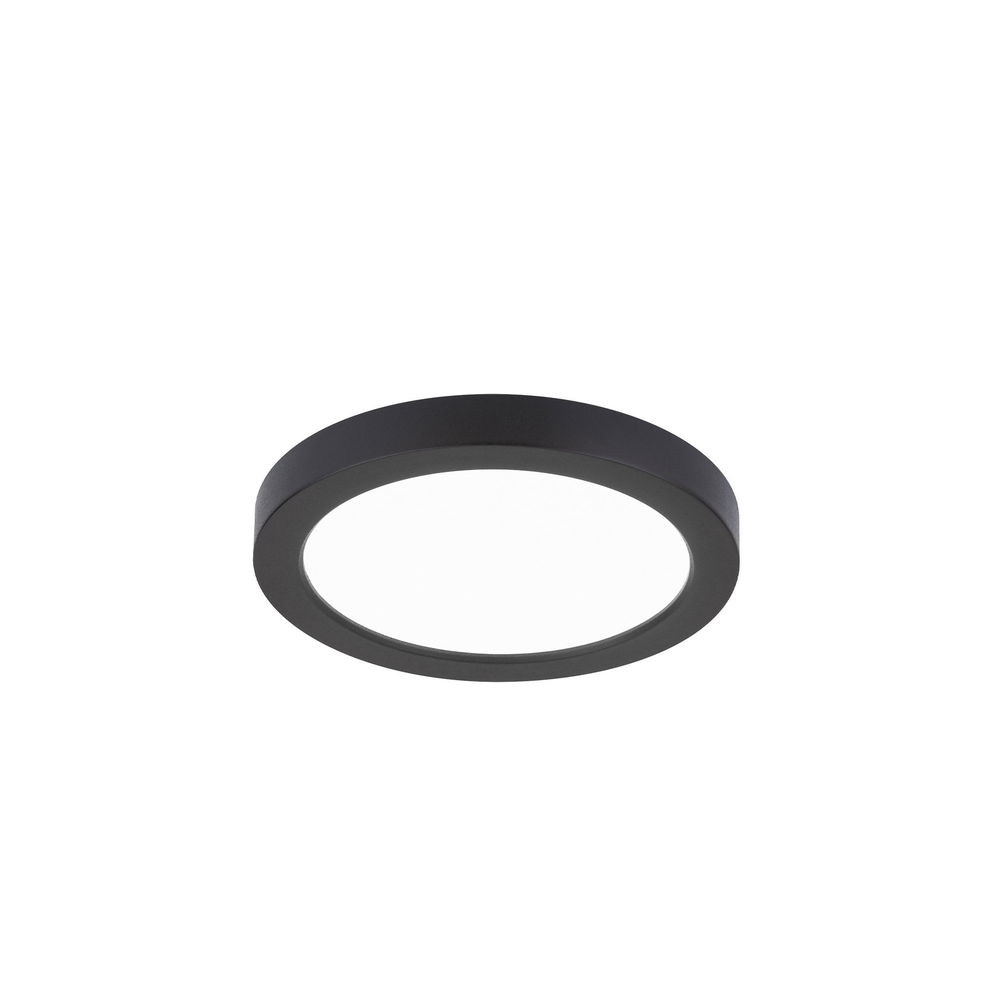 Photos - Floodlight / Street Light WAC Lighting FM-05RN-9 Round 5" Wide LED Indoor / Outdoor Flush Mount Ceiling Fixture / Wall Sconce Black / 3500K Outdoor Li