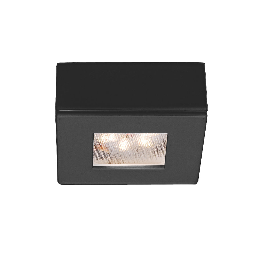 Photos - Chandelier / Lamp Wide WAC Lighting HR-LED87S-27 LEDme 2.25"  LED Low Voltage Square Puck Light - 2700K & 155 Lumens Black Indoor Lighting Unde 