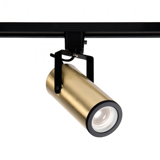 Photos - Chandelier / Lamp Head WAC Lighting J- Silo X20 J-Track 8" Tall LED Track  with Field Adjustable Beam Angle - 20 Watts Brushed Brass / 3000  2020