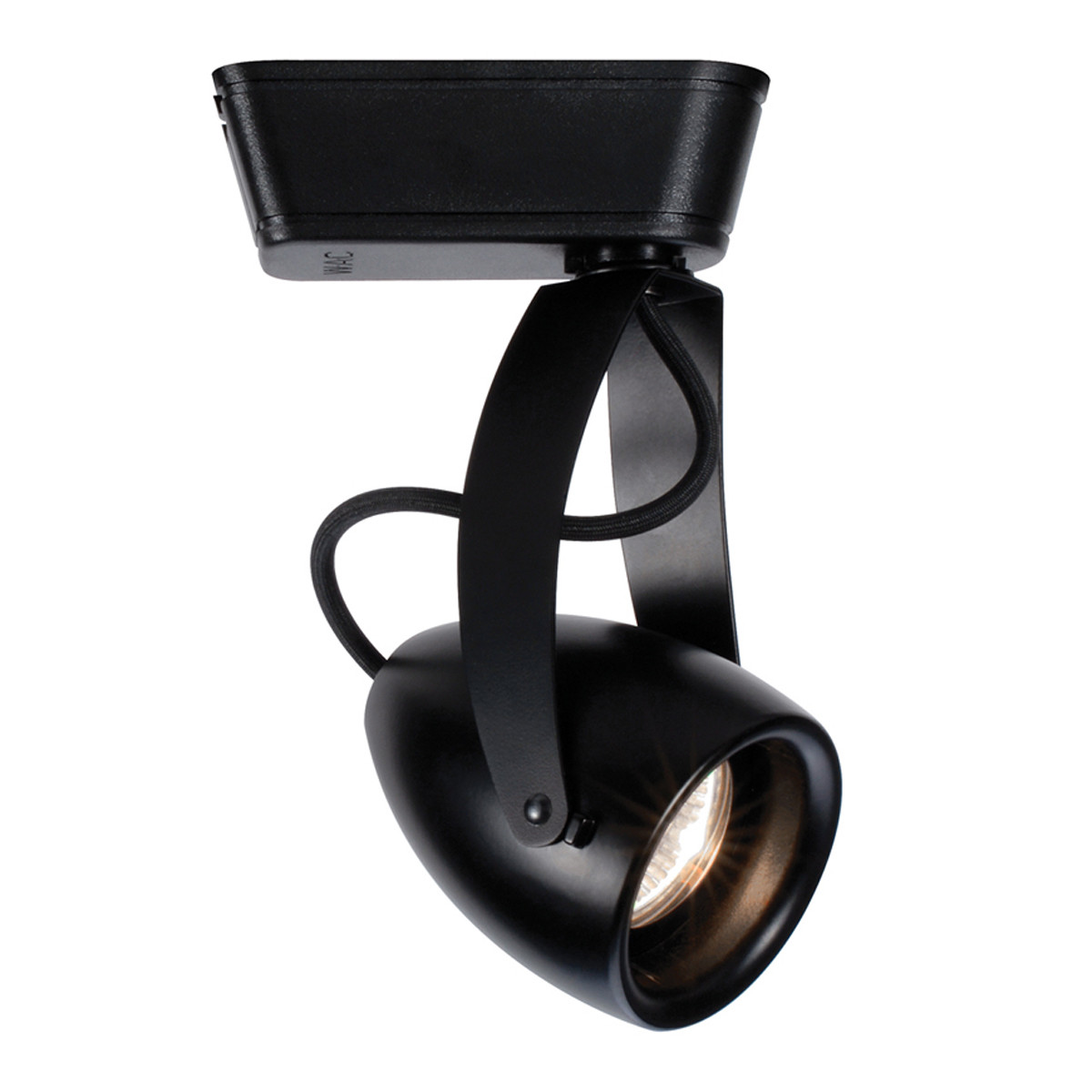 Photos - Chandelier / Lamp Impulse WAC Lighting L-LED810F  L-Track 7" Tall LED Track Head - 40° Flood Beam Spread and 14.5 Watts Black / 3500K / 80CRI T 
