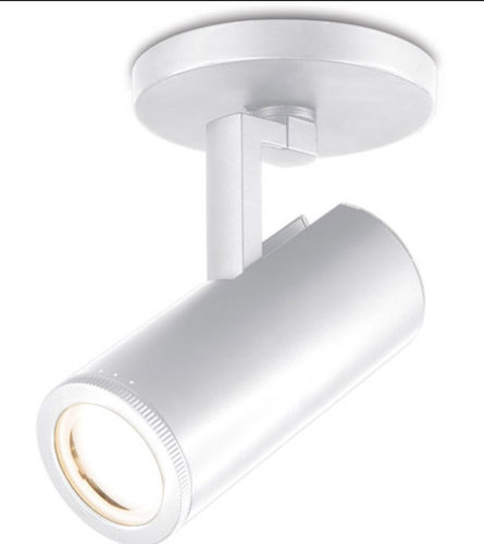 Photos - Chandelier / Lamp Paloma WAC Lighting MO-4023  Single Light 2-5/8" Wide Integrated LED Spot Light Ceiling Fixture White / 3000K Indoor Lighting 