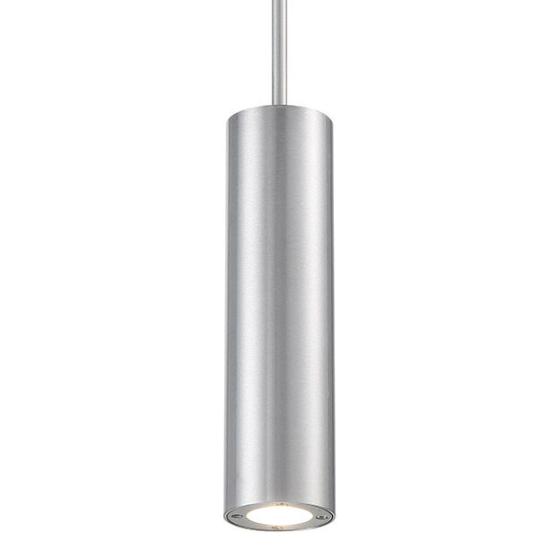 Photos - Floodlight / Street Light Caliber WAC Lighting PD-W36610  3" Wide LED Outdoor Mini Pendant Brushed Aluminum Outdoor Lighting Pendants PD-W36610-AL 