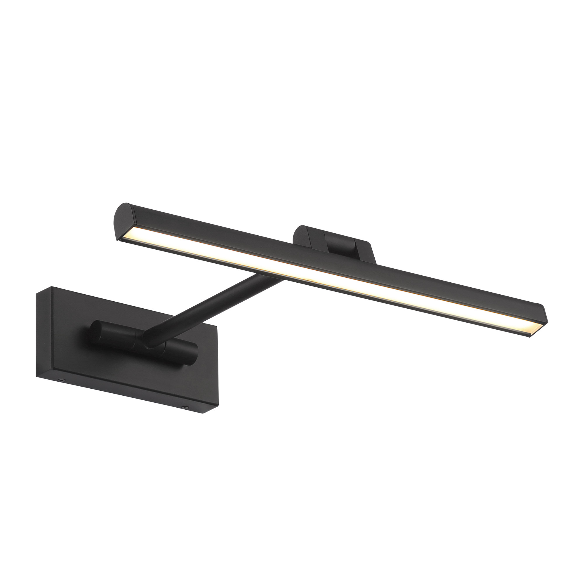 Photos - Chandelier / Lamp Wide WAC Lighting PL-11017 Reed 17"  LED Picture Light Black Indoor Lighting Picture Lights PL-11017-BK 