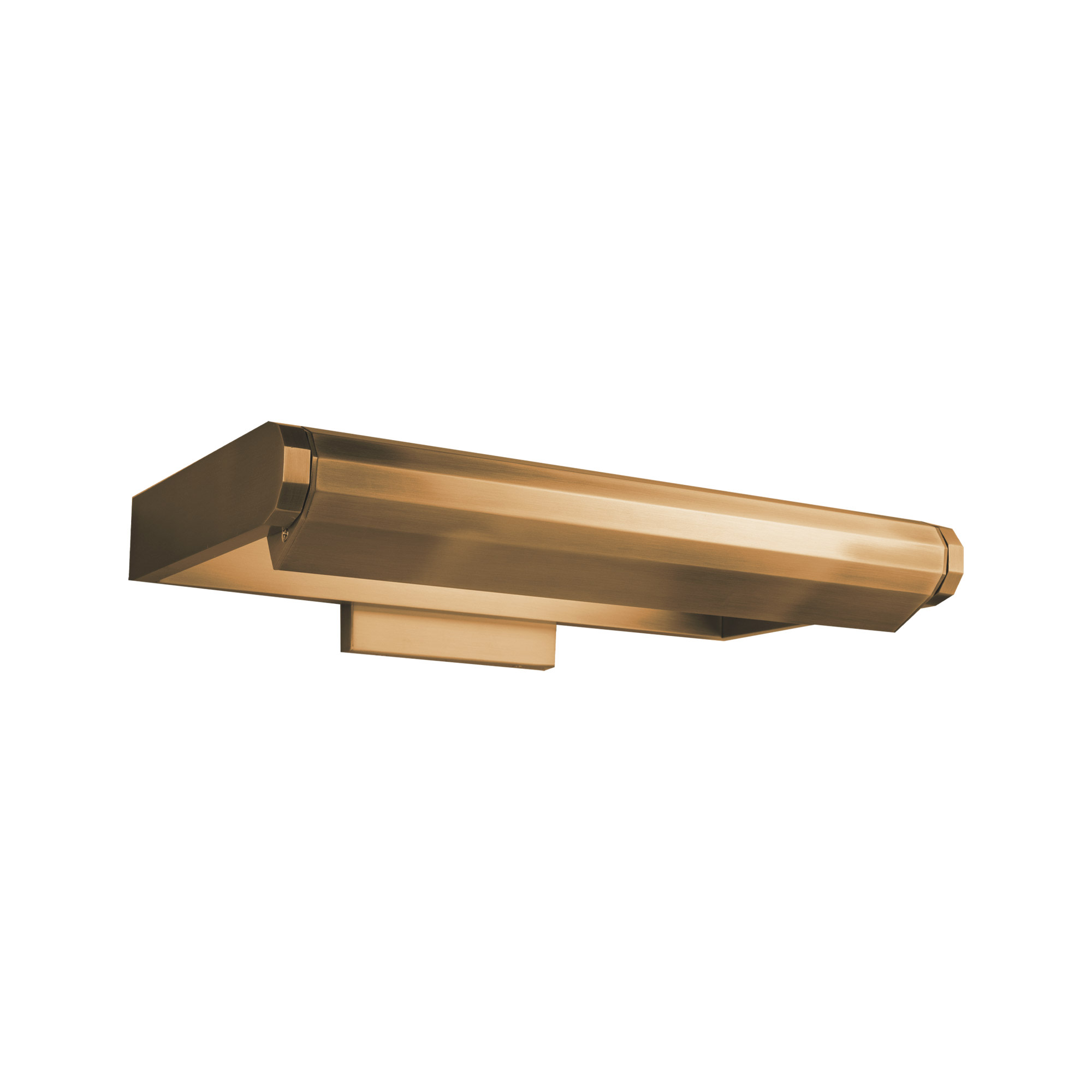 Photos - Chandelier / Lamp Kent WAC Lighting PL-50017  Single Light 17" Wide LED Picture Light Aged Brass Indoor Lighting Picture Lights PL-50017-AB 
