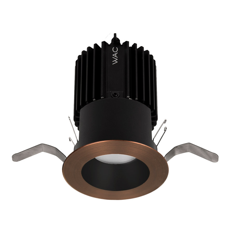 Photos - Chandelier / Lamp Volta WAC Lighting R2RD2T-S  2" Downlight with LED Light Engine and 12 Degree Spot Beam Spread Copper Bronze / 2700K / 90CRI 