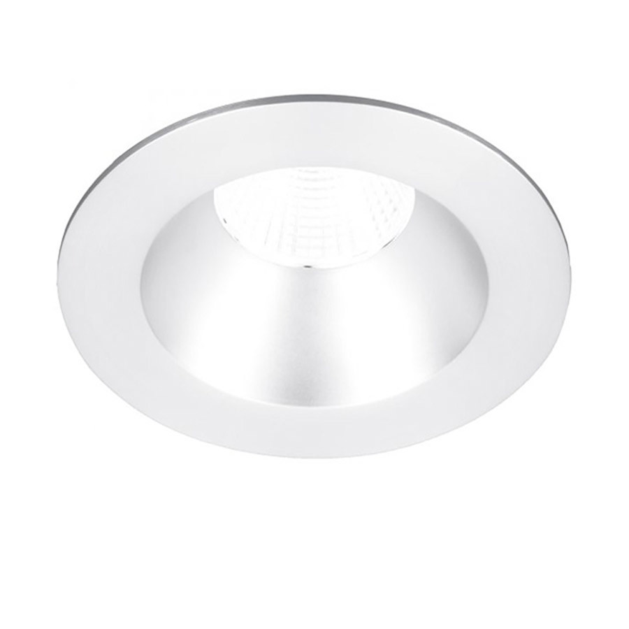 Photos - Chandelier / Lamp Warm WAC Lighting R3BRD-SWD Oculux  Dim 3.5" LED Round Reflector Recessed Trim with 19° Spot Beam Spread White Recessed Light 