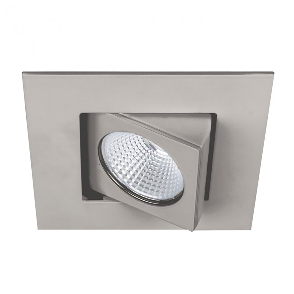 Photos - Chandelier / Lamp BEAM WAC Lighting R3BSA-N9 Oculux 3.5" LED Adjustable Trim with Narrow  Spread Brushed Nickel / 3000K Recessed Lights Recesse 