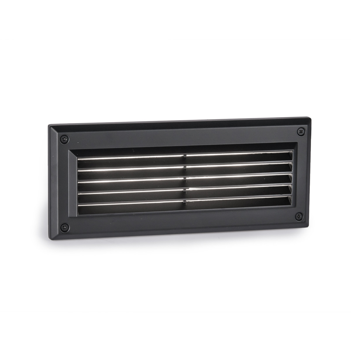 Photos - Floodlight / Street Light Wide WAC Lighting WL-5205-30 Endurance 10"  LED Louvered Brick Light - 120 Volt Architectural Black Outdoor Lighting Landscap 
