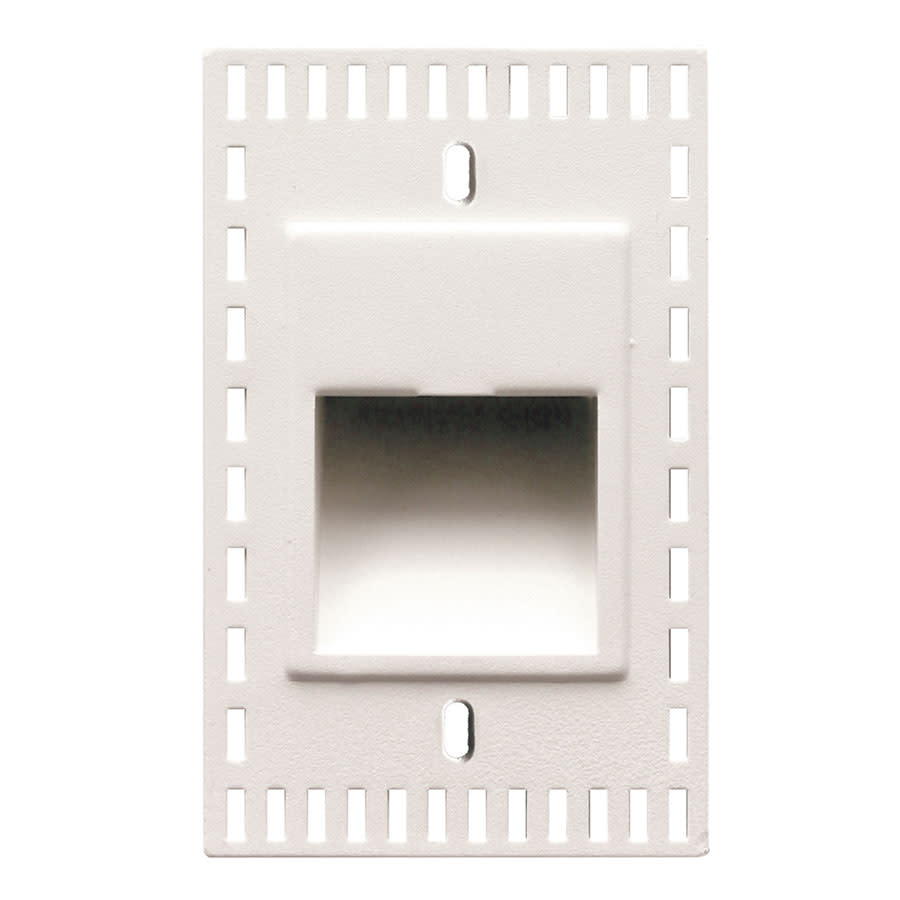 Photos - Floodlight / Street Light A&D WAC Lighting WL-LED200TR LEDme 3" Tall Trimless LED Step and Wall Light - 120 Volt White / 3000K Outdoor Lighting Landscape 