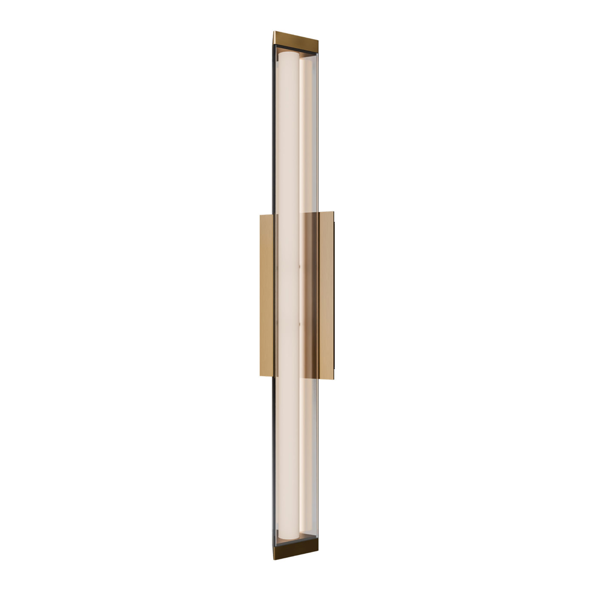 Photos - Chandelier / Lamp Wide WAC Lighting WS-62524-27 Boulevard 3"  LED Bath Bar Aged Brass Indoor Lighting Bathroom Fixtures Bath Bar WS-62524-27-AB 