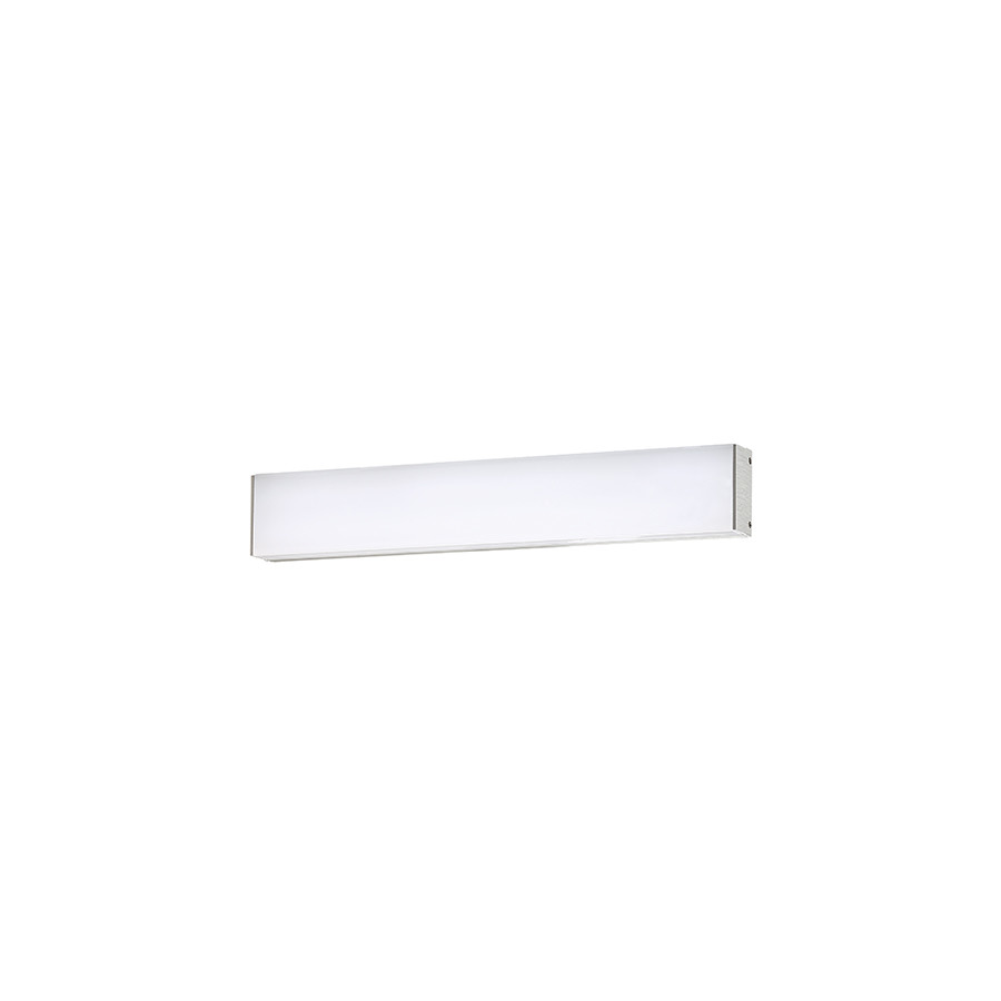 Photos - Chandelier / Lamp Wide WAC Lighting WS-63718 Strip 18"  Integrated LED Bath Bar Brushed Aluminum / 3000K Indoor Lighting Bathroom Fixtures Bath 