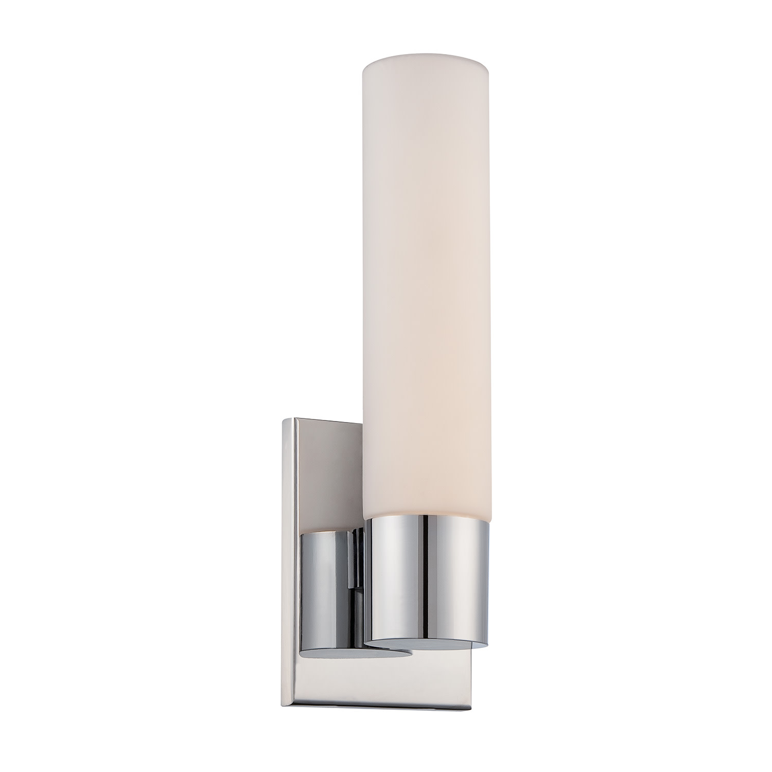 Photos - Chandelier / Lamp WAC Lighting WS-7213 Elementum 13-1/2" Tall Integrated LED Bathroom Sconce - 2700K Chrome Indoor Lighting Bathroom Fixtures