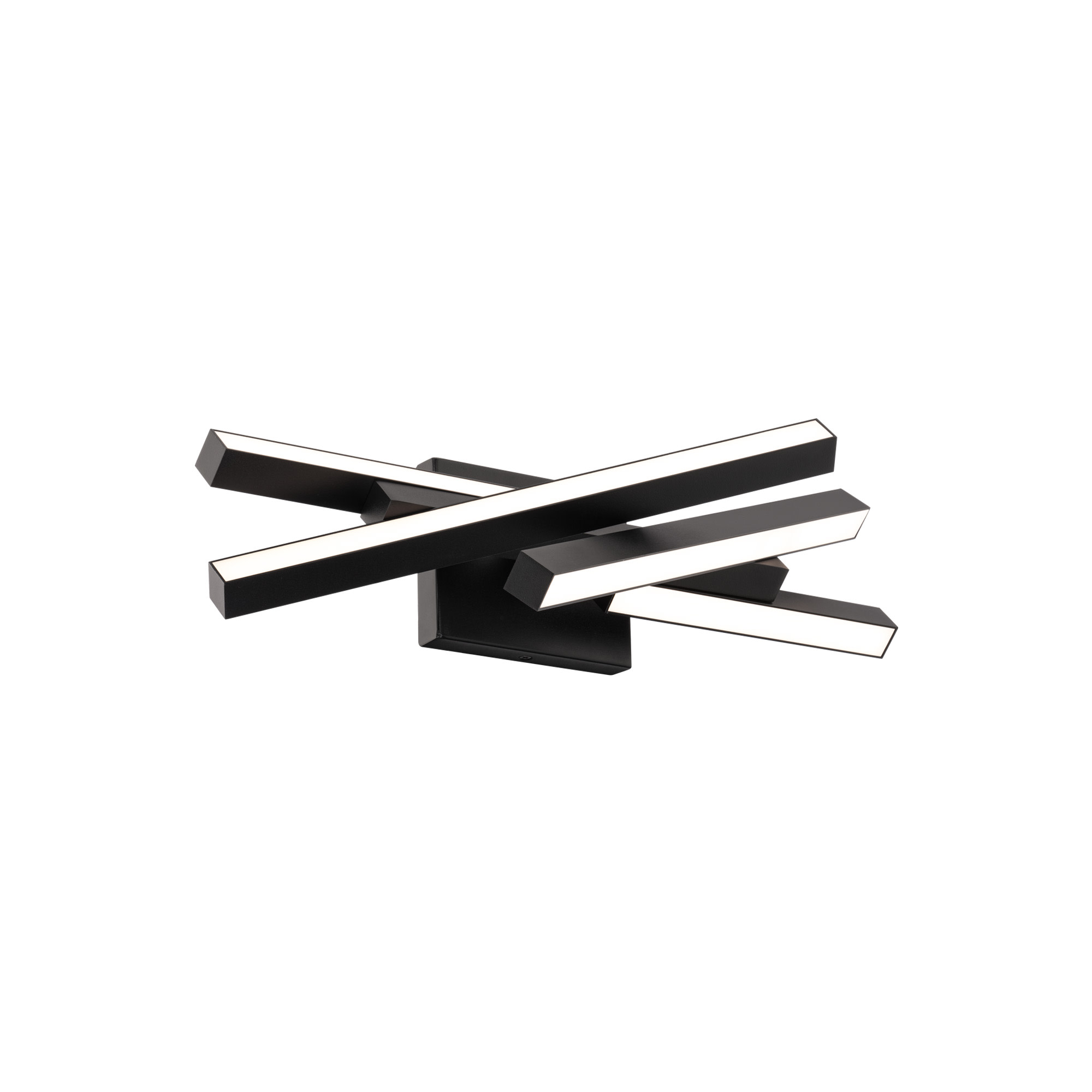 Photos - Chandelier / Lamp Wide WAC Lighting WS-73120-27 Parallax 20"  Switchable Color Temperature LED Bath Bar - Set to 2700K Black Indoor Lighting Ba 