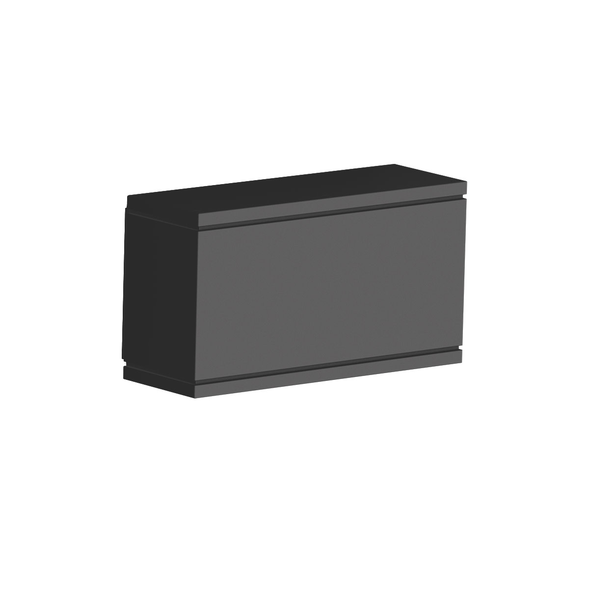 Photos - Floodlight / Street Light Wide WAC Lighting WS-W2509 Rubix Single Light 10"  LED Outdoor Wall Sconce Black Outdoor Lighting Wall Sconces Outdoor Wall S 