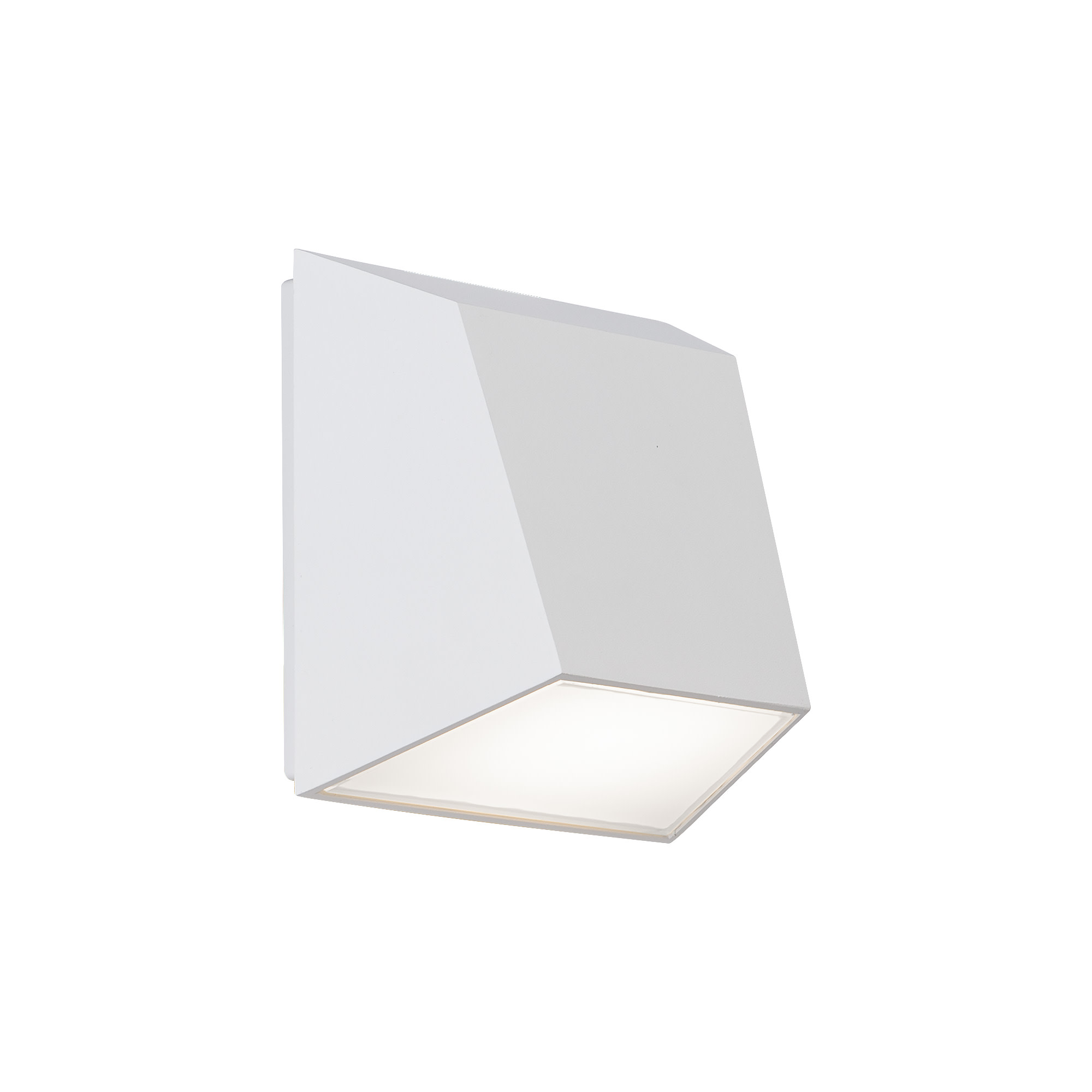 Photos - Floodlight / Street Light ATLANTIS WAC Lighting WS-W27106-30  6" Tall LED Outdoor Wall Sconce Set to 3000K White Outdoor Lighting Wall Sconces WS-W2710 