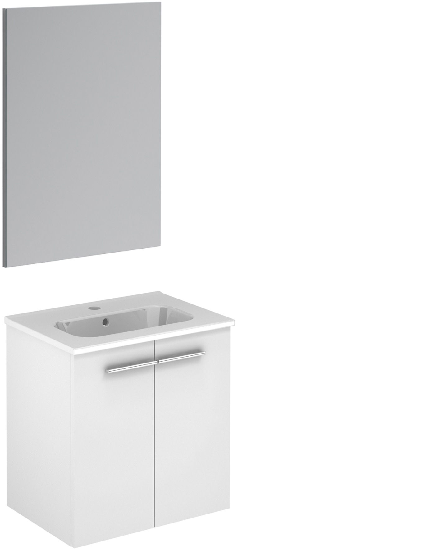 Photos - Washbasin cabinet WS Bath Collections Start 50 Pack Start 20" Single Vanity Set with Engineered Wood Cabinet Ceramic Vanity Top with Integrate 