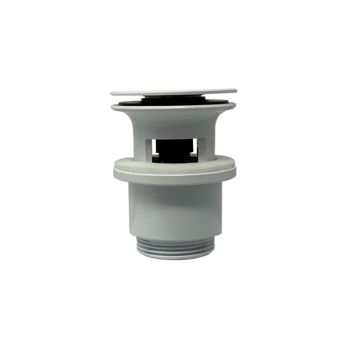 Photos - Pipe Trap WS Bath Collections WSBC 53991 WSBC Fittings 1-3/8" Pop-Up Drain Assembly with Overflow Glossy White Sink Accessories and Pa 