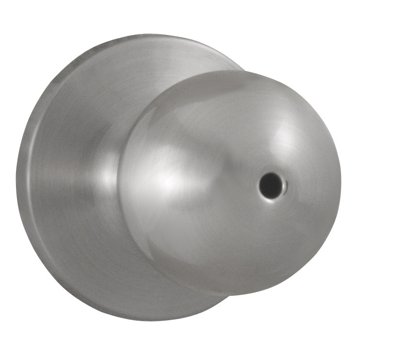 Photos - Door Handle Rose Weslock Hudson Privacy Door Knob with Reliant  - Satin Nickel - 00210GNGNFR20 00210GNGNFR20 