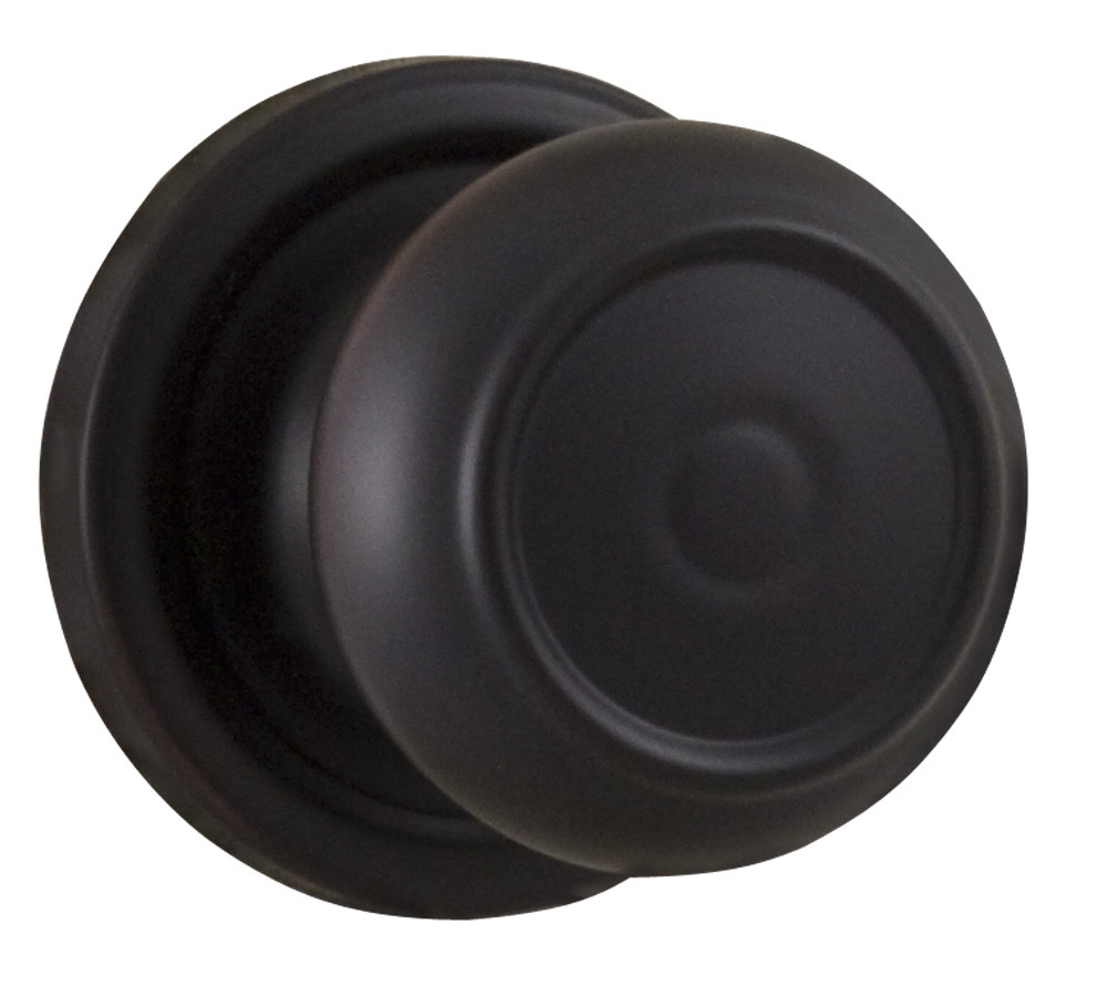 Photos - Door Handle Savannah Weslock  Single Dummy Door Knob with Round Rose - Oil Rubbed Bronze - 00605Z1--0020 00605Z1--0020 