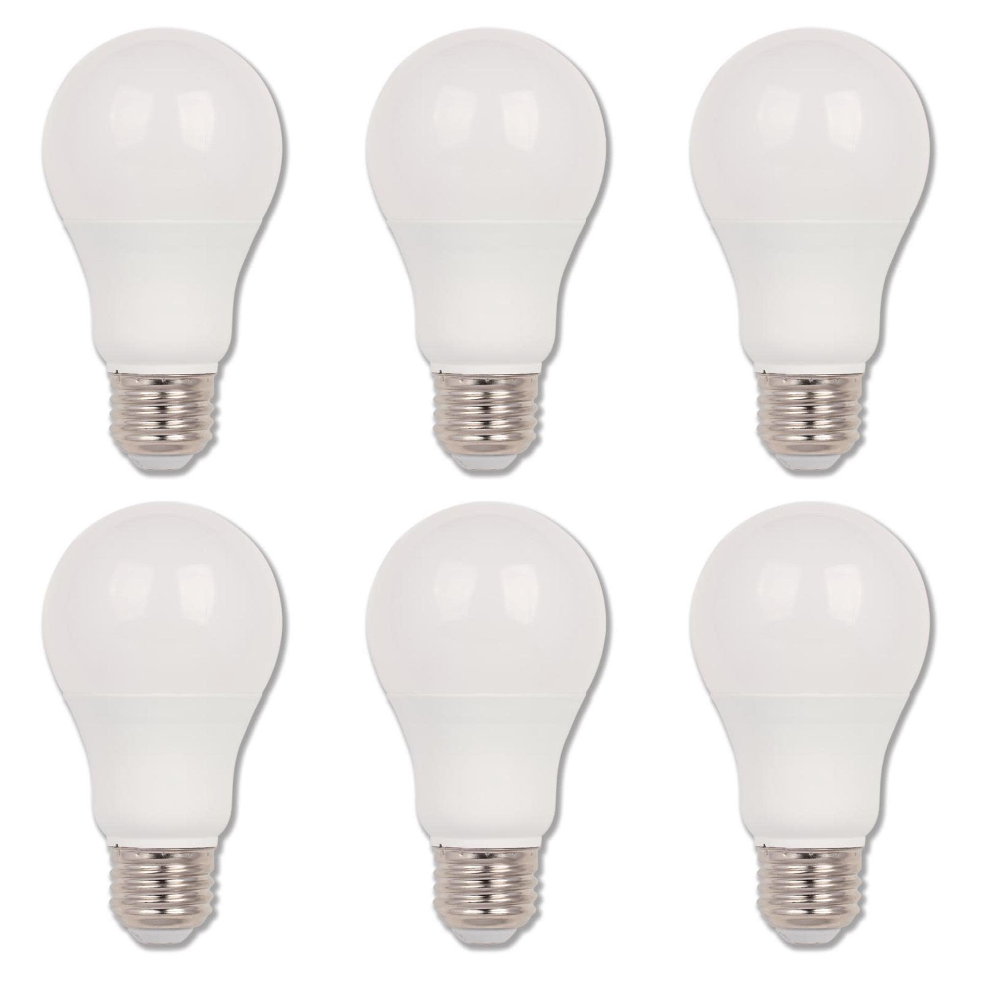 Photos - Light Bulb Westinghouse 5318920 Pack of (6) 6 Watt A19 Medium  LED Bulbs Soft White / 3000K Bulbs Bulbs LED (E26)