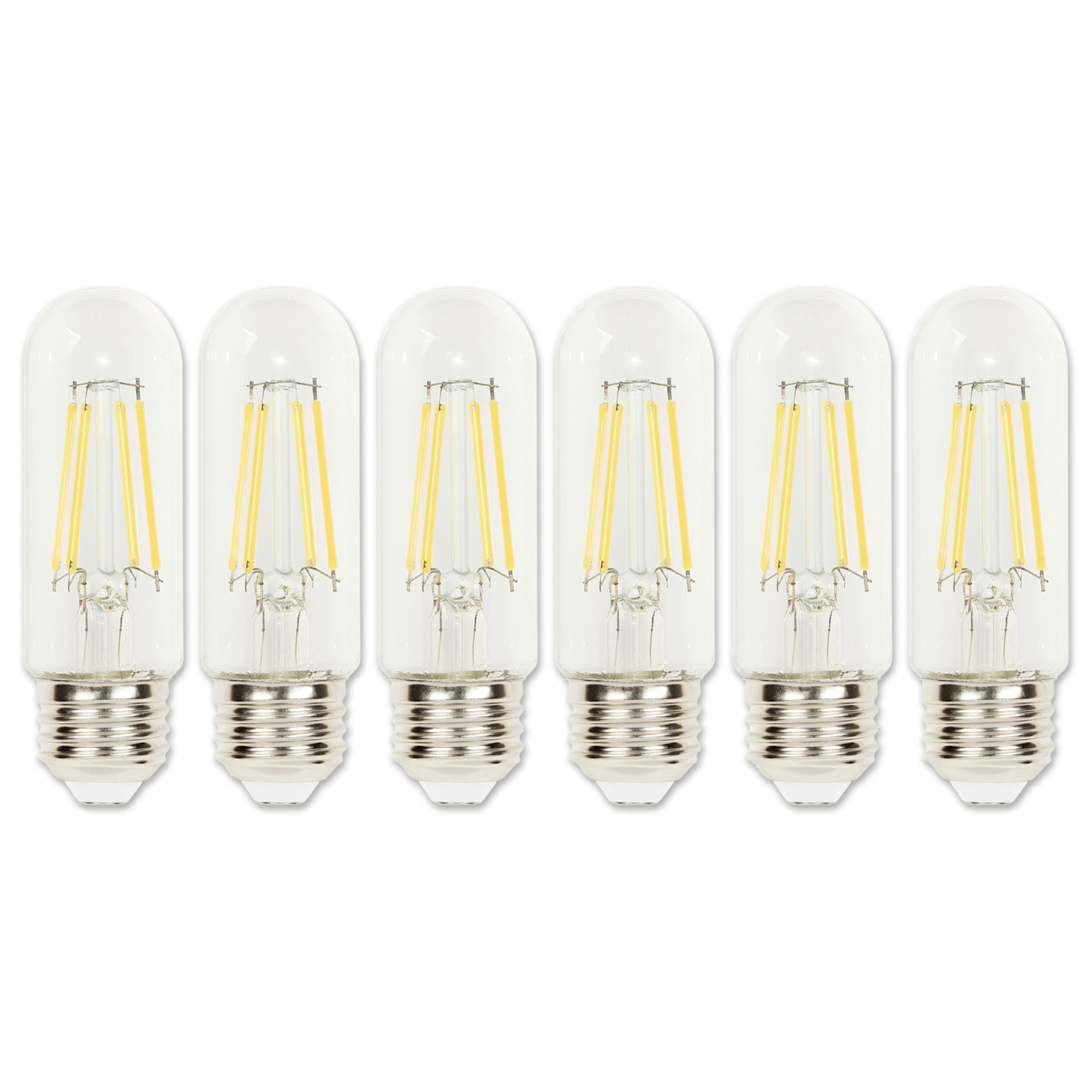 Photos - Light Bulb Westinghouse 5341020 Pack of (6) 6.5 Watt Dimmable T10 Medium  LED Bulbs- 800 Lumens 2700K and 80CRI Clear Bulbs Bulbs (E26)