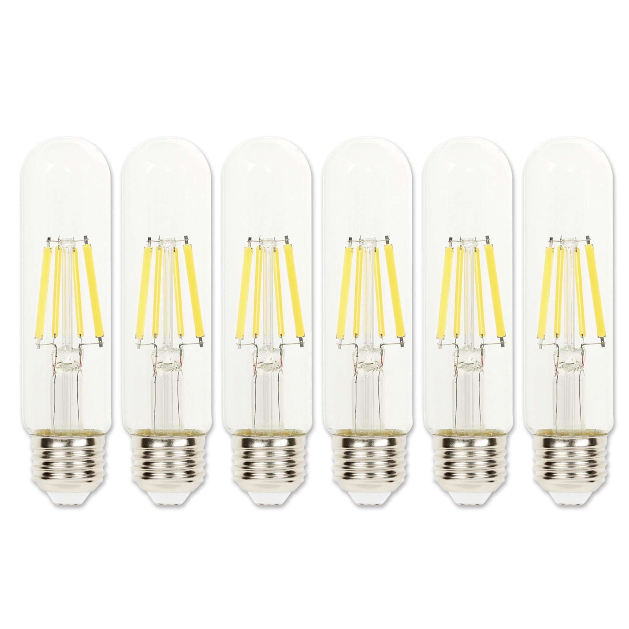 Photos - Light Bulb Westinghouse 5342020 Pack of (6) 8 Watt Dimmable T10 Medium  LED Bulbs- 1000 Lumens 2700K and 80CRI Clear Bulbs Bulbs L (E26)