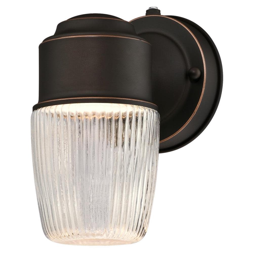 Photos - Floodlight / Street Light Westinghouse 6106900 Single Light 7-9/16" Tall Integrated LED Outdoor Wall Sconce Oil Rubbed Bronze Outdoor Lighting Wall Sc 