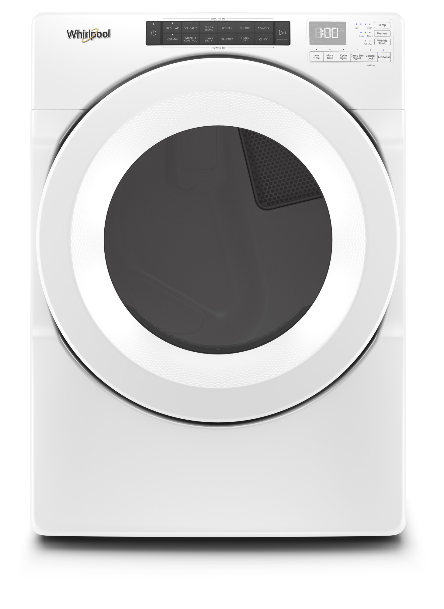 Photos - Tumble Dryer Whirlpool WED5620H 27 Inch Wide 7.4 Cu Ft. Energy Star Rated Electric Dryer White Laundry Appliances Dryers Electric Dryers 