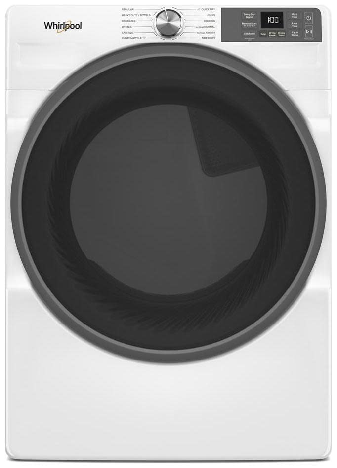 Photos - Tumble Dryer Whirlpool WED5720R 27 Inch Wide 7.4 Cu. Ft. Energy Star Certified Electric Dryer with Wrinkle Shield Option White Laundry Ap 
